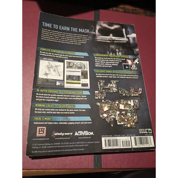 Call of Duty Ghosts Official Strategy Guide Brady Games Signature Series - Picture 2 of 4